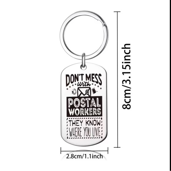 Postal Workers Keychain - Picture 2 of 3